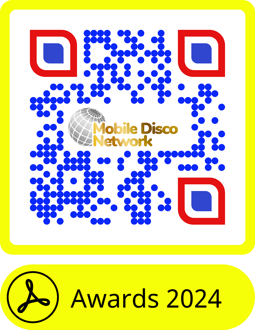 DJ Hire Norfolk Awards QR Code scan or click to see awards and press releases