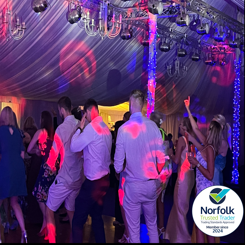 Bingo transitioning into a packed disco dancefloor at Dunston Hall