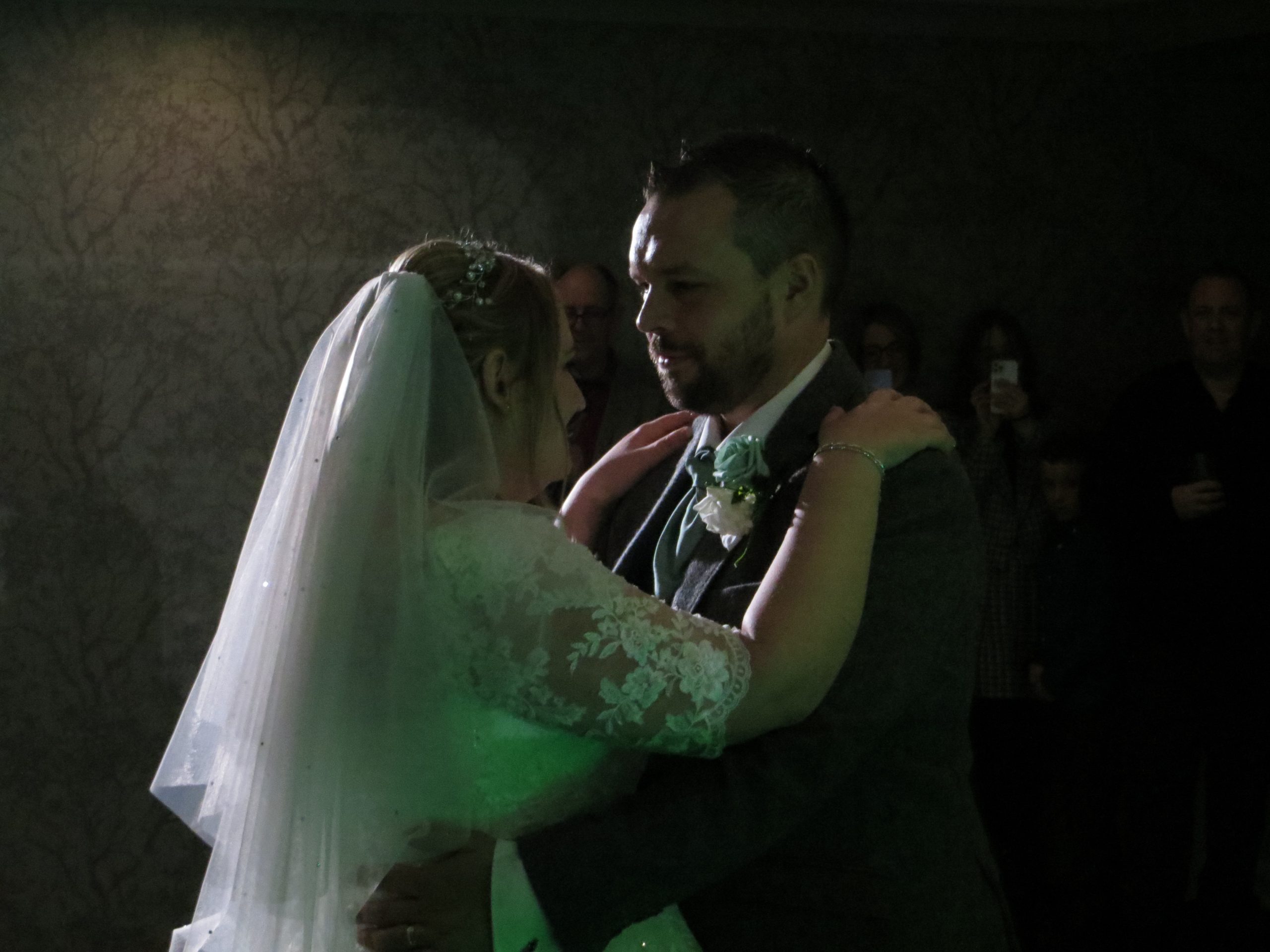 Ceremony garden wedding Wedding DJ For Hire In Norfolk the bride and groom first dance