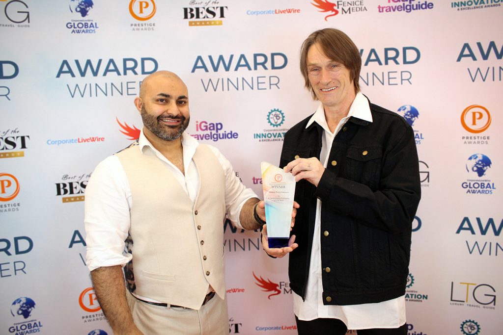 Norfolk DJ Hire Award Winner 2024 Trophy Presentation