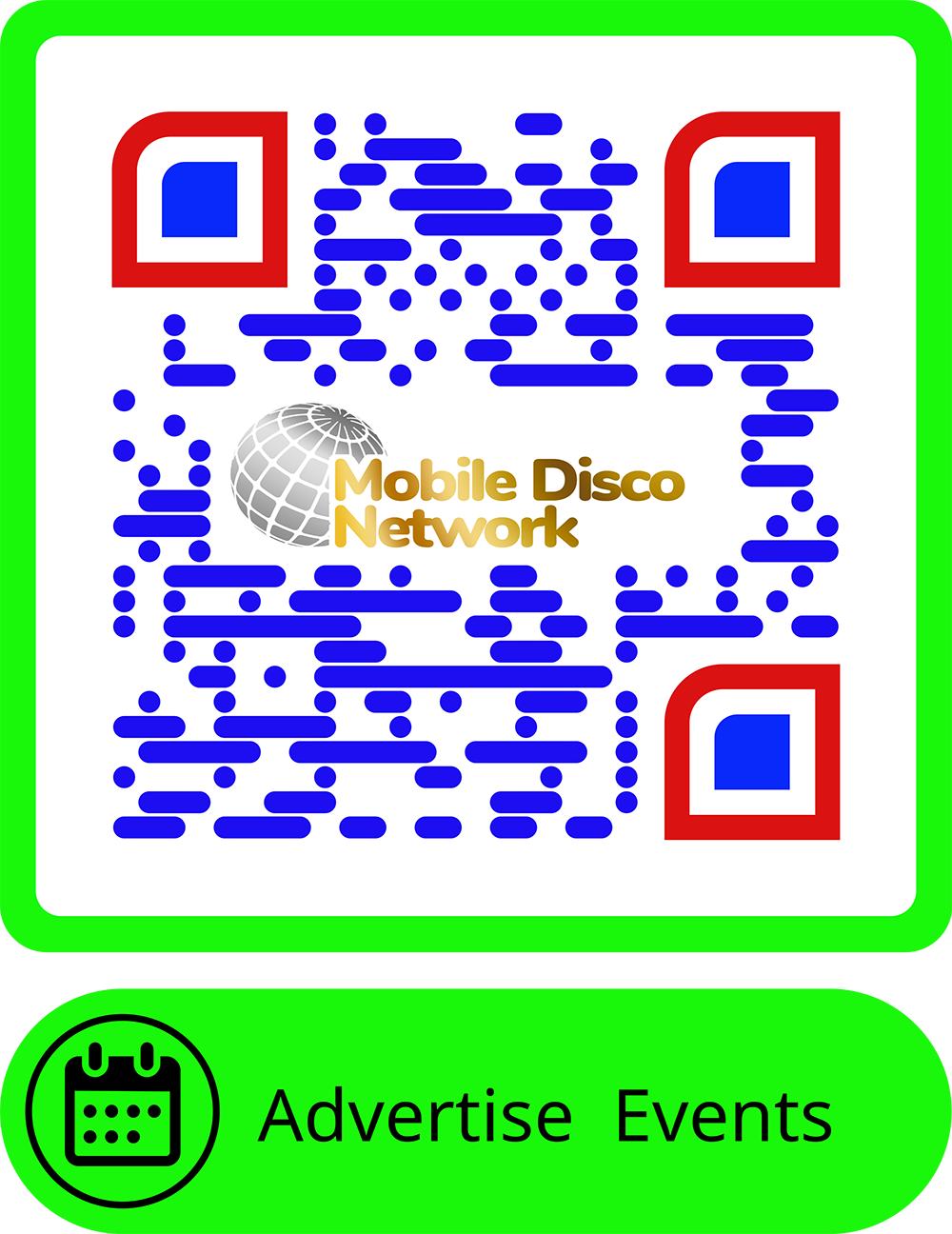 DJ Hire Norfolk Advertise QR Code scan or click