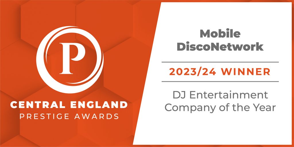 DJ Entertainment company of the year award 2024 DJ Hire Norfolk Mobile Disco Network