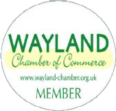 Wayland Chamber of Trade membership badge
