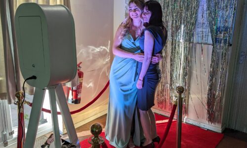 Vintage selfie pod photobooth hire Norfolk