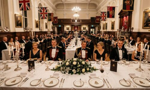 RAF ball DJ Norfolk — formal military event venue across East Anglia showing mess dinner or summer ball setting with DJ Tim
