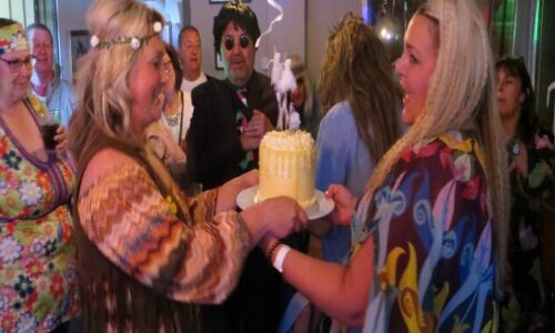 Silver anniversary party DJ East Anglia — couple celebrating their 25th wedding anniversary at a Norfolk Suffolk Cambridgeshire Lincolnshire venue with DJ Tim