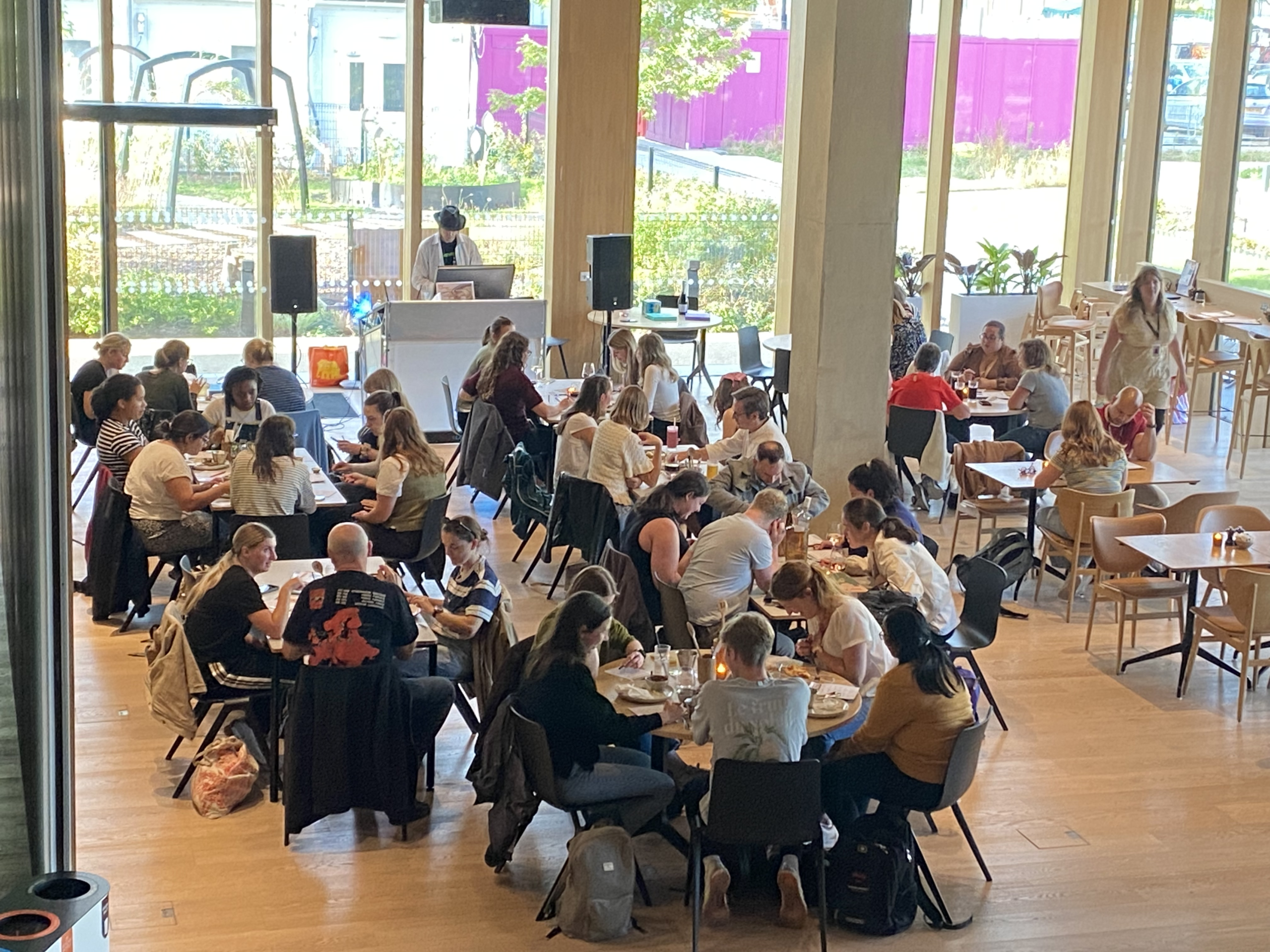 Addenbrooke's Hospital staff enjoying a Boogie Bingo event in Cambridge