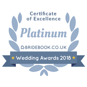 Bridebook wedding award 2018