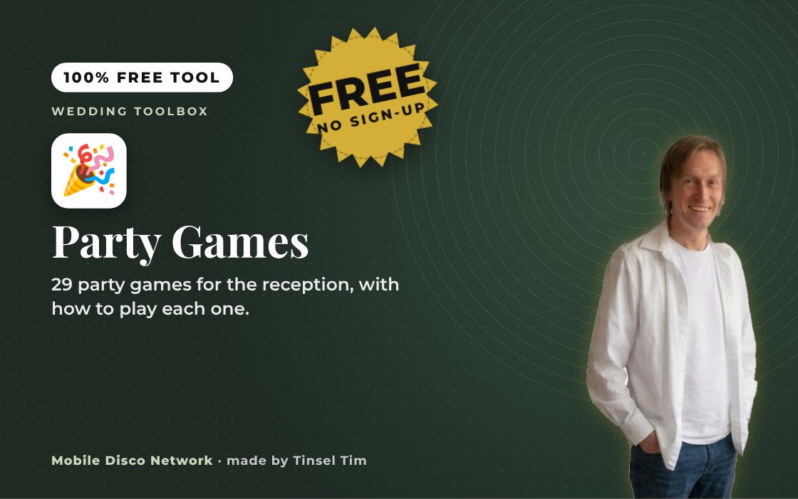 Party Games: free tool from Mobile Disco Network