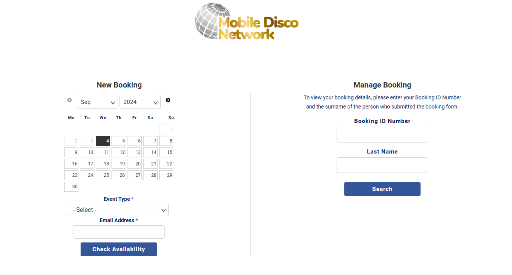 DJ Hire Norfolk Auto Book and manage