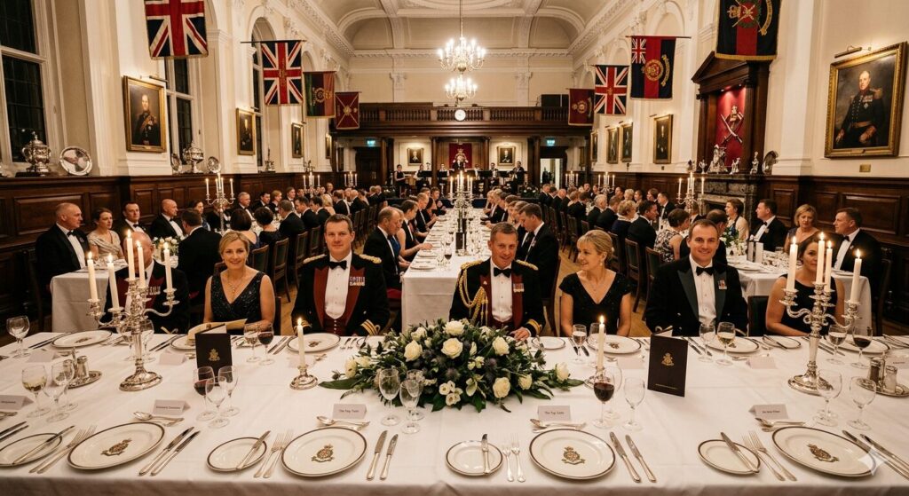 RAF ball DJ Norfolk — formal military event venue across East Anglia showing mess dinner or summer ball setting with DJ Tim