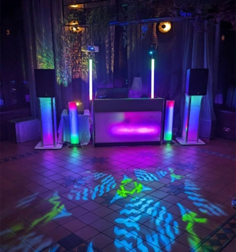 The Setup & Uplighting, Norfolk wedding, photo 2