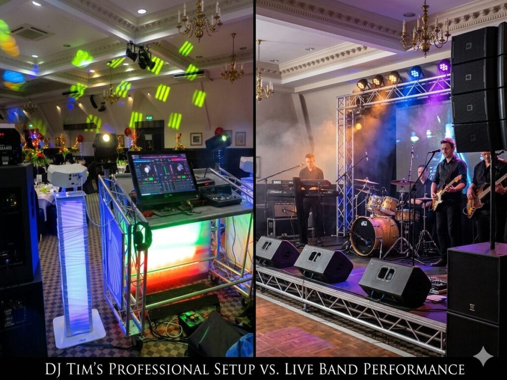 Trading Standards approved DJ Wedding DJ or band East Anglia — DJ Tim's honest comparison guide for Norfolk Suffolk Cambridgeshire Lincolnshire wedding entertainment