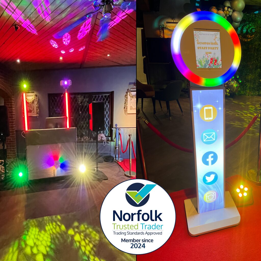 The Setup & Uplighting, Norfolk wedding, photo 1